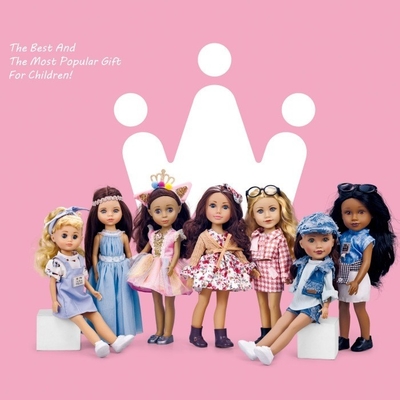 Εκπαιδευτικό Custom Logo OEM/ODM 14 &quot; Full Silicone Cute Doll Gifts