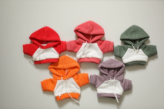 Πλούσια Κούκλα Αρκούδα Φόρεμα Φόρεμα Hoodies Αφαίρεση Προσαρμογή Κούκλα ρούχα